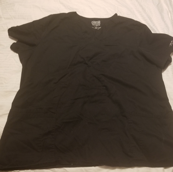 2x black scrub top - Picture 3 of 3